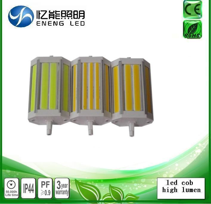 360 degrees 15W led R7S J118mm 360 degree angle 118mm LED R7S ligh 1500LM replace halogen lamp AC85-265V CE ROHS