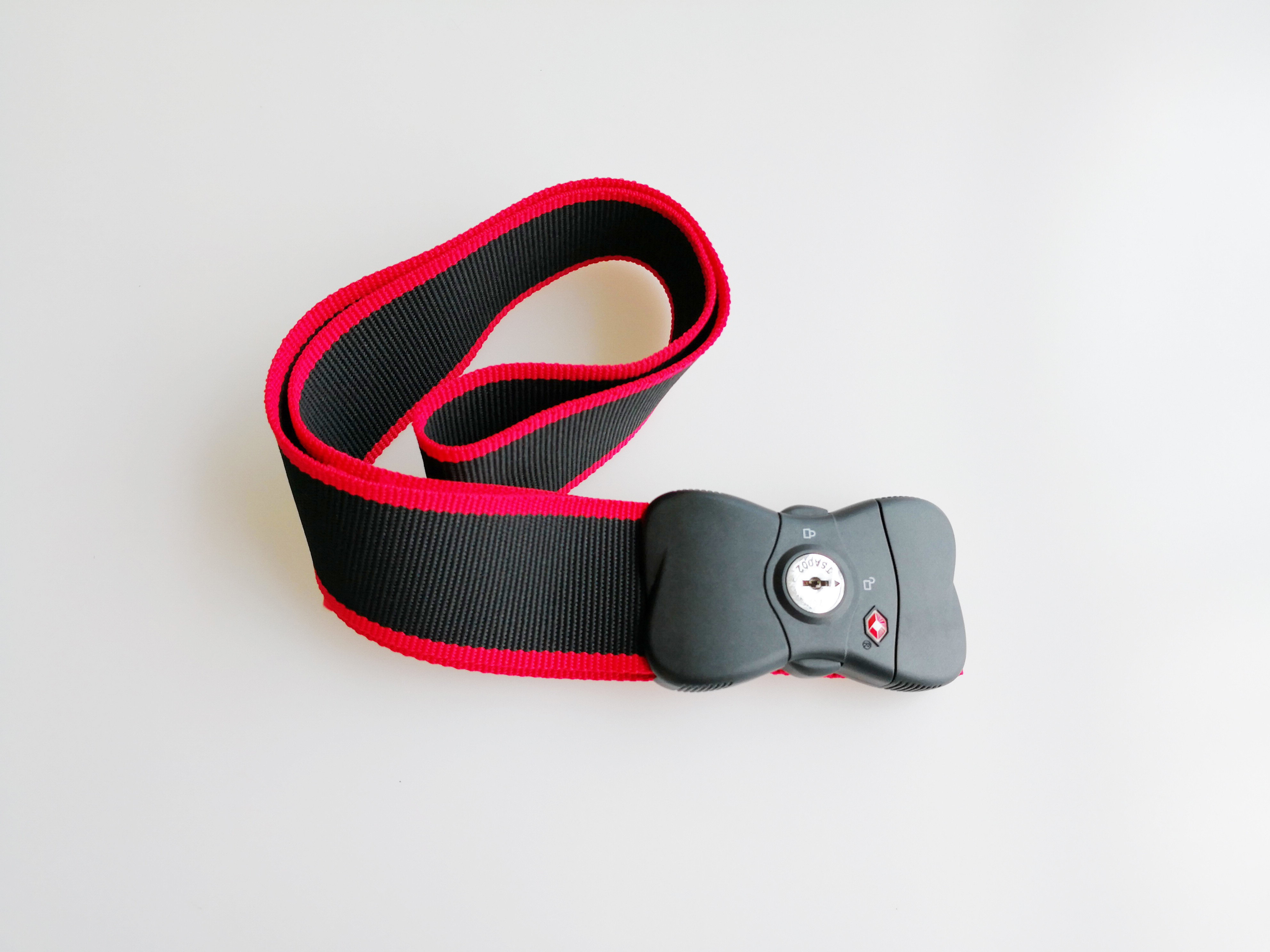 164.1g TSA Luggage Strap Lock PC Material 3 Dials Surface With Tin Point