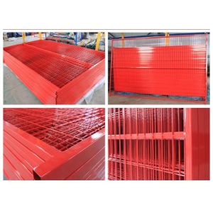 Canada Temporary Wire Mesh Fence Panels 8’/2430mmx 9.5’/2900mm width Tubing 1.2"