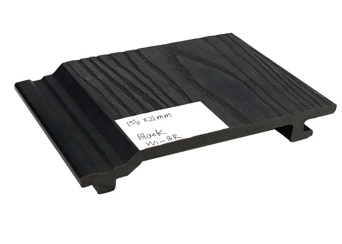 Brush Wood Plastic Composite Siding WPC Ceiling Cladding Embossing Manufactures