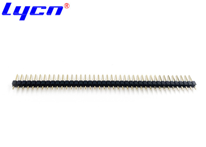 Golden Palting 2.54mm Pin Header Connector Female Single Row 600V AC / Minute