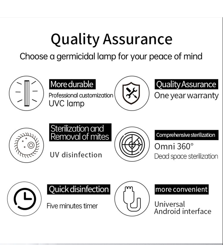 Home Handheld USB LED Germicidal Uv Sterilization Bag