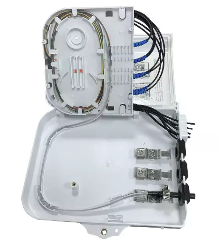 8 Cores Fiber Optic Distribution Box Anti Aging 1x8 PLC Splice Closure