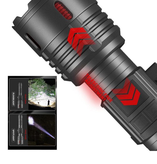 Powerful LED Torch Flashlight Durable For Home Camping Hiking Outdoor