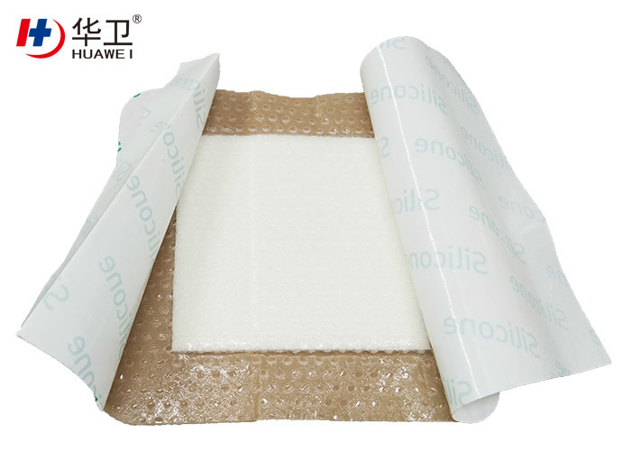 High absorbent wound care silicone foam dressing popular size 5x5cm 10x10cm 15x15cm