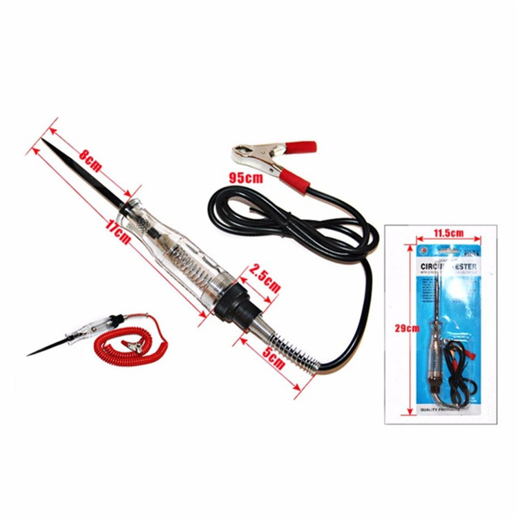 Tool DC12V Circuit Tester Pen , 8 Inch Circuit Voltage Tester