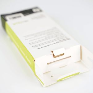 Custom 3C Products Package Boxes USB Charge Box Packaging With Plastic Hook