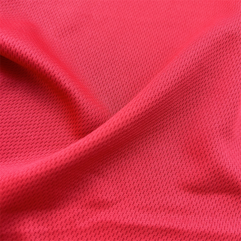 Sport Garment Knitted Polyester Bird Eye Mesh Fabric Wicking Tricot Knitted
