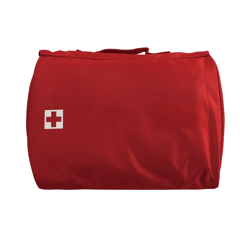 Nylon Fabric Small Red Empty Bag for Emergency First Aid Kit at Home and Travel