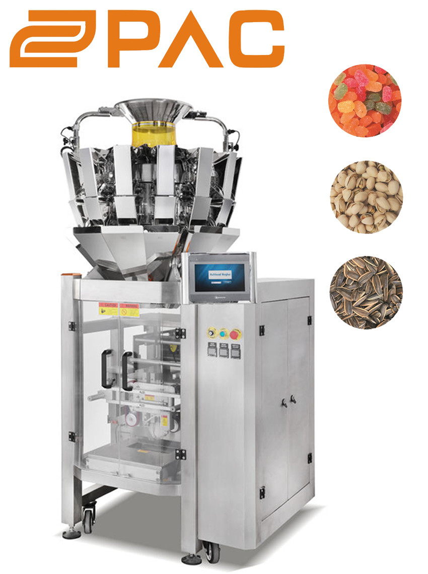 32 Heads Multihead Weigher Packing Machine IP65 Certificat HMI Programmed