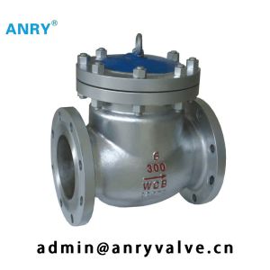 High Pressure API 6D Swing Check Valve 900lbs RTJ Flanged Stellite No.6 Disc