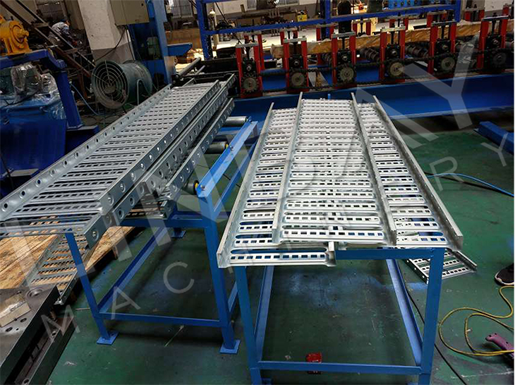 Chain Drive Automatic Galvanized Steel Perforated Cable Tray Roll Forming Machine