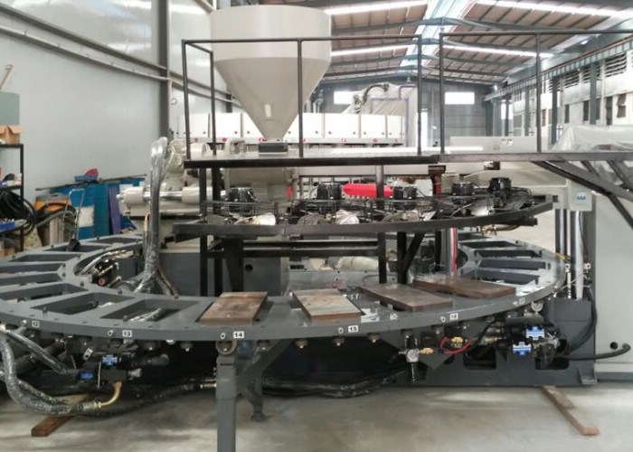 Rotary Table 24 Station Air Blow Plastic Slipper Chappal Machine