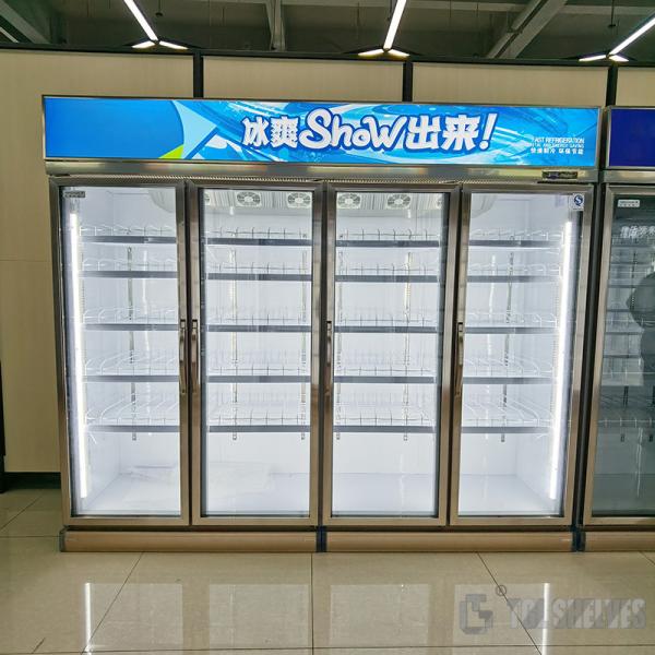 CE Certificate Supermarket Display Freezer , Retail Refrigerator Display 780L