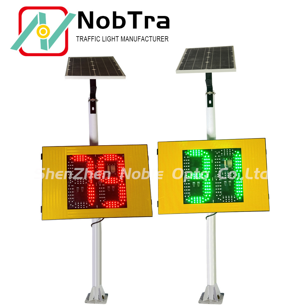 Solar LED Radar Feedback Sign with Weatherproof IP54 and Painted Iron Board