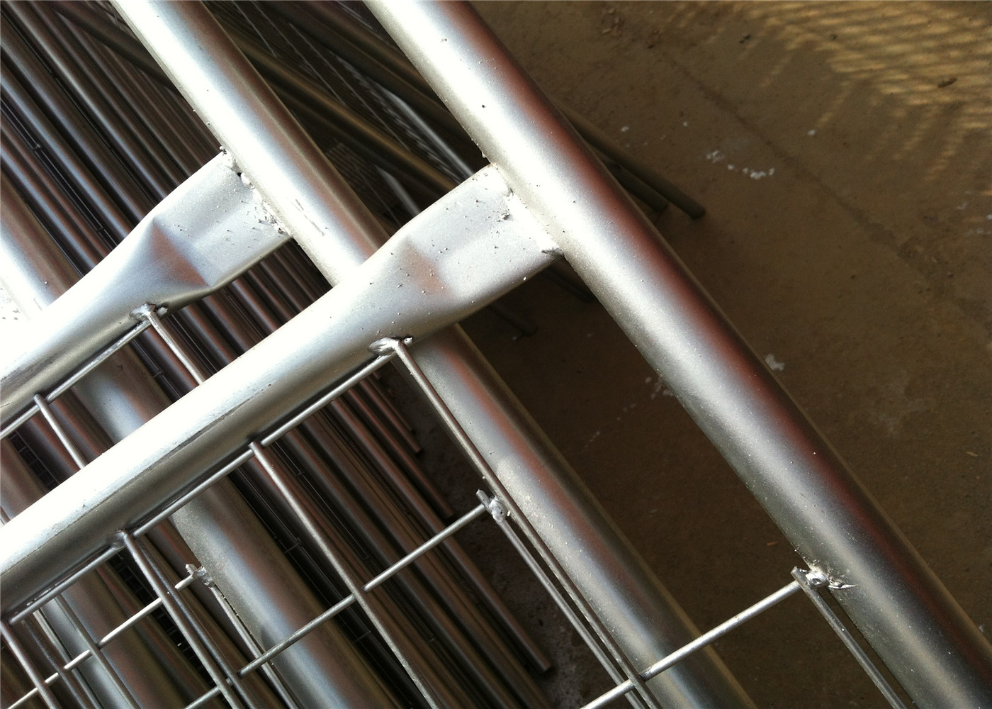 Outdoor Crowd Control Barriers Construction Fence Panels High Security