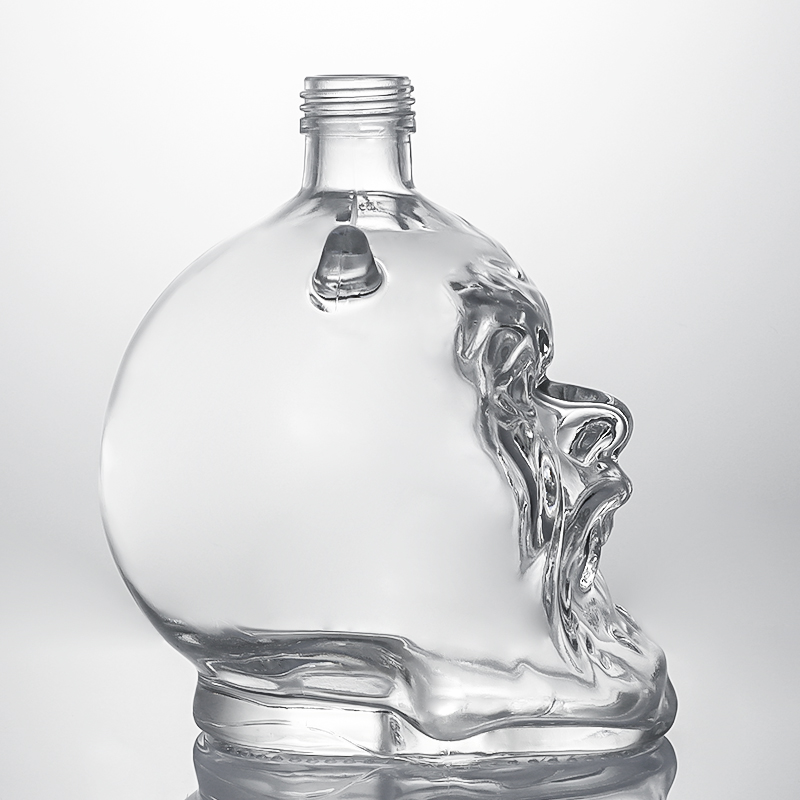 Industrial Liquor Screw Top Glass Bottle for Whisky Vodka Rum
