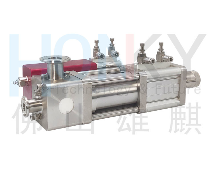 Precision 300ml High Viscosity Cream Paste Pneumatic Ceramic Filling Pump For Product Packing Machine