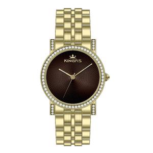  Custom Logo Gold Ladies Watches , Ladies Wrist Watches 36.0mm Manufactures