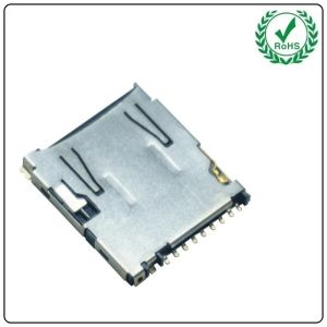  TF Micro SD Card Socket 9Pin 1.68H Micro PCB Push Push Type Manufactures