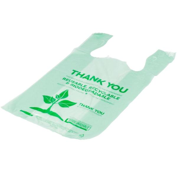 Non Toxic Biodegradable Plastic Shopping Bags LF - SHOPPING - 011 In Roll Or