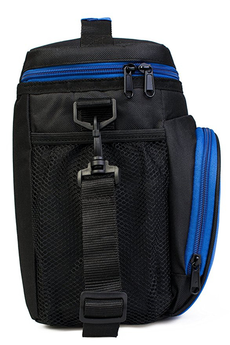 Recycled 6 Can Cooler Multicompartment Quickly Opened Closed High Density Cloth