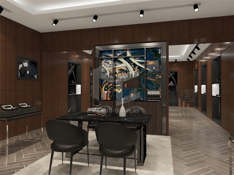 Custom Interior Watch Display Showcase For retail store