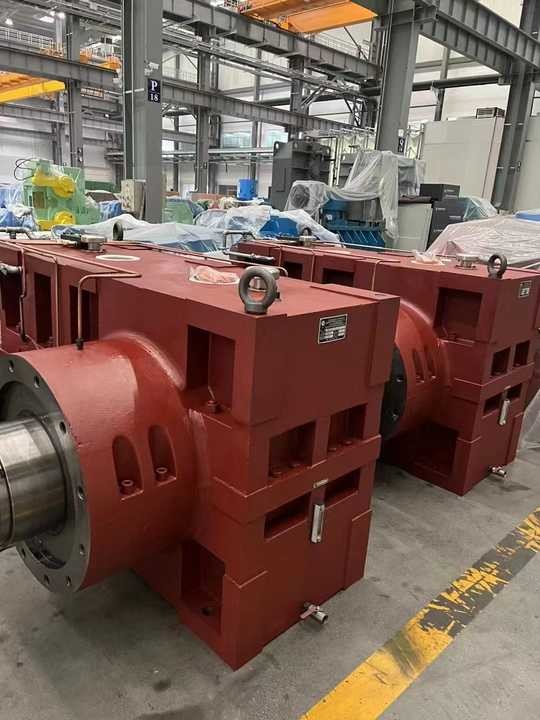 Transmission Single Screw Speed Reducer Gearbox For Extruder Machine Hard Gear Surface
