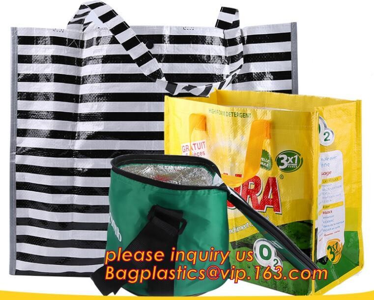 Custom Huge Luggage PP Woven Bag With Zipper Lock,PP Woven Shopping Bag,Factory customized cheap laminated pp woven shop