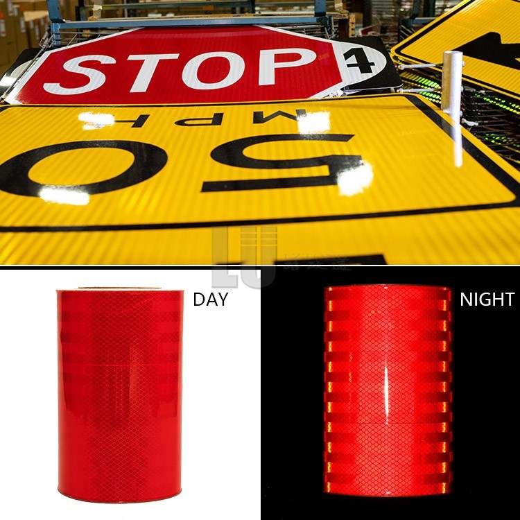 Micro Prismatic Reflective Sticker Sheeting EGP Reflective Printing Film Vinyl