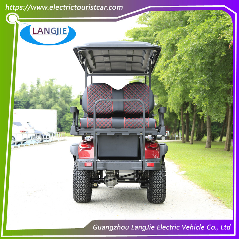 China Producing Electric Golf Carts 4 Seats Battery Powered Electric Golf Buggy for Resort