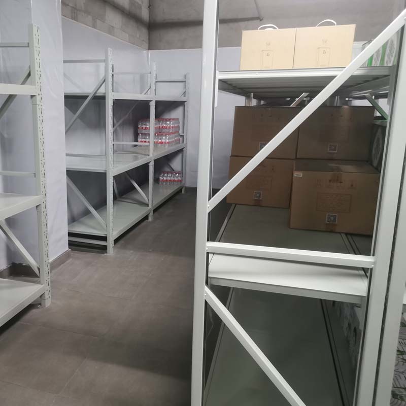 Metal Rivet Rack Shelving Adjustable For Supermarket Inventory Management