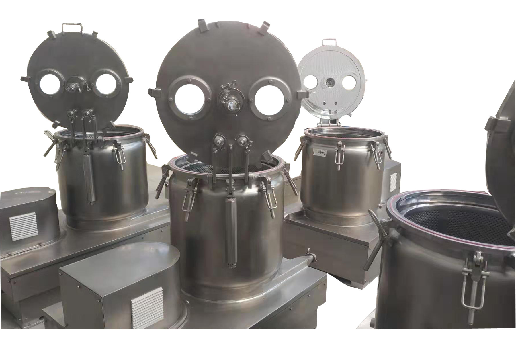 SS304 Top Discharge CBD Hemp Extraction Equipment Hermetic Closure Type