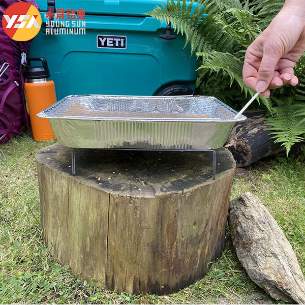 Disposable Grilling Trays Instant Charcoal Grill One Time Use Throw Away Grill
