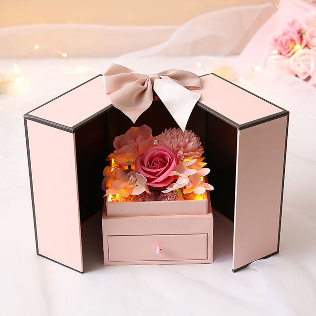 Customized Different Shape packaging flower necklace gift jewelry paper box for Your