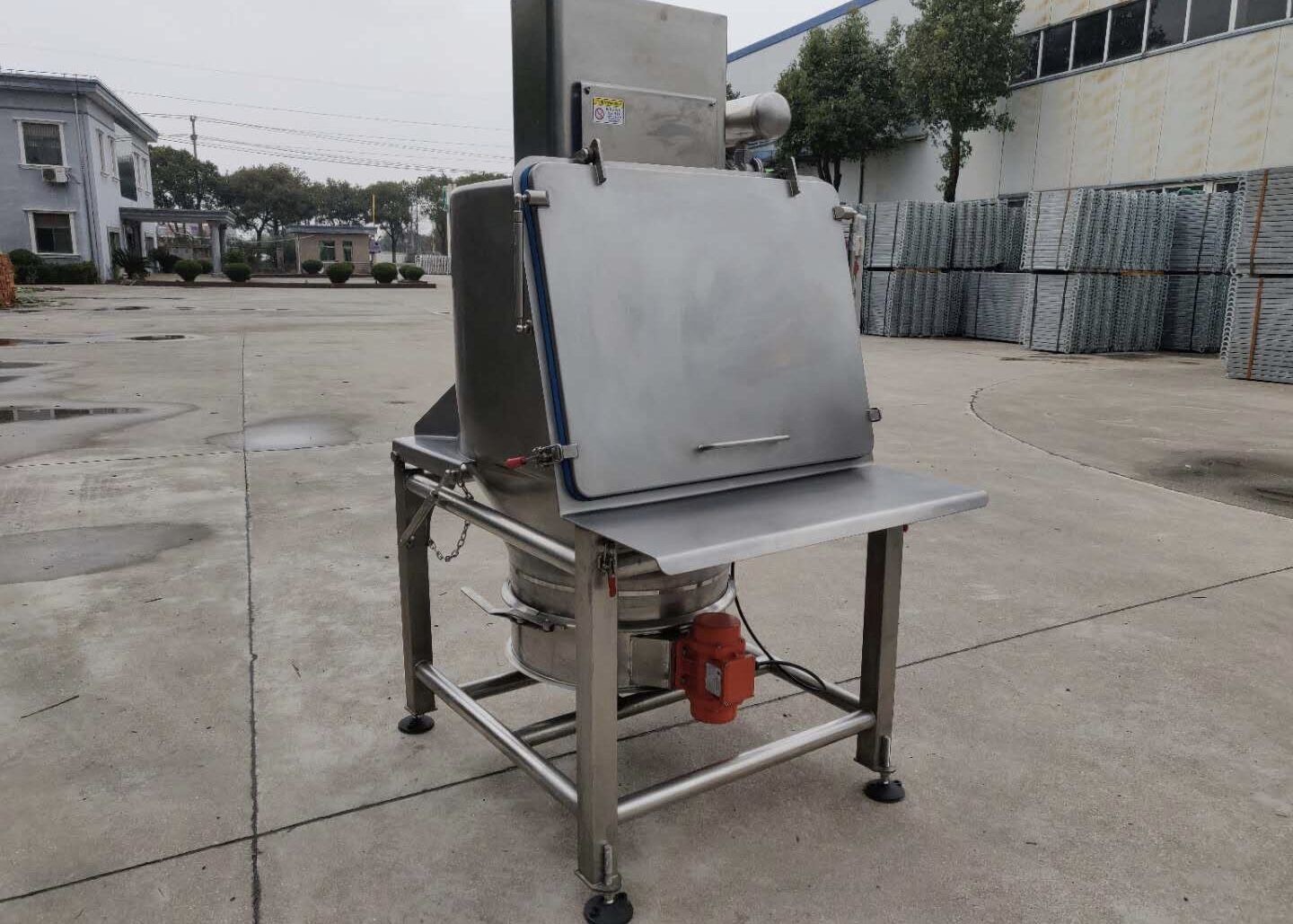 Stainless Steel 304 Hopper Feeder Conveyor For Milk Powder 1000-1300cmb/H