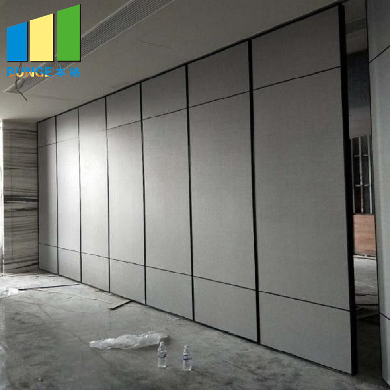 Operable Foldable Sliding Office Sound Proof Partitions Laminate Surface