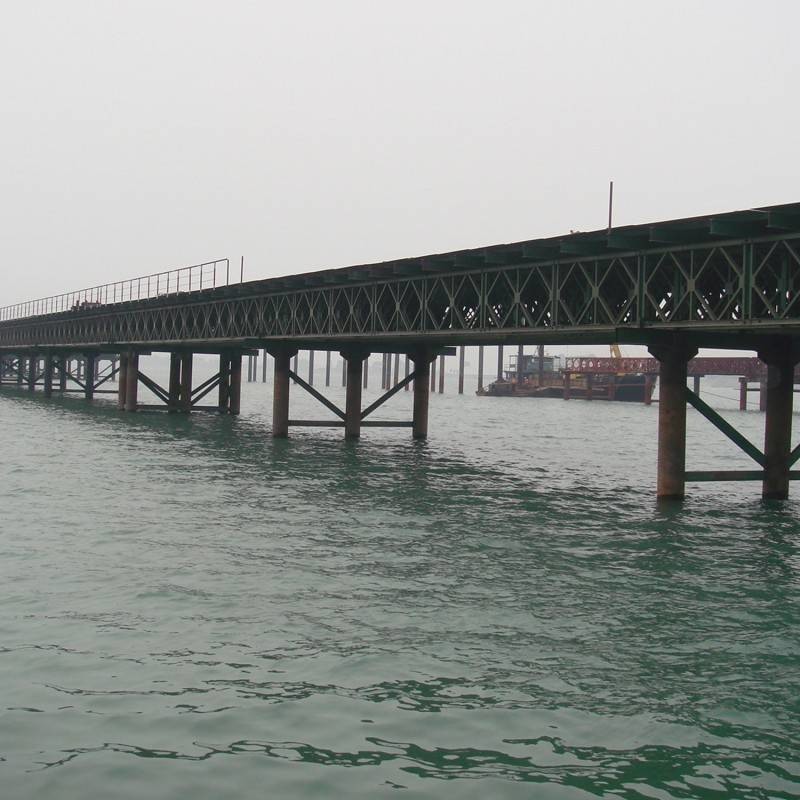  Steel Lighting Emergency Modular Bridge / Construction Steel Truss Bridge Manufactures