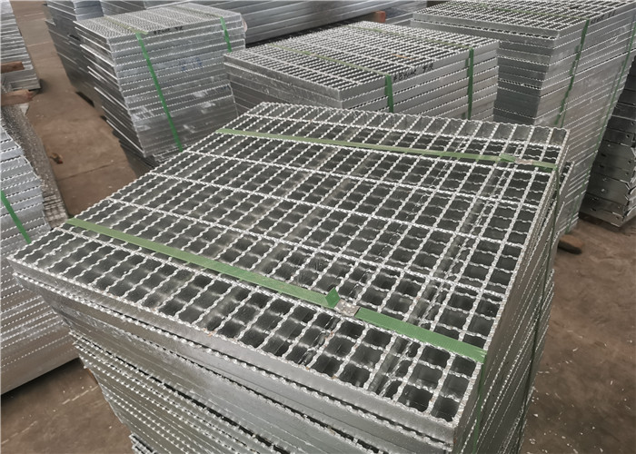 Q235 Carbon Steel Platform Steel Grating Galvanized Serrated Square Shape