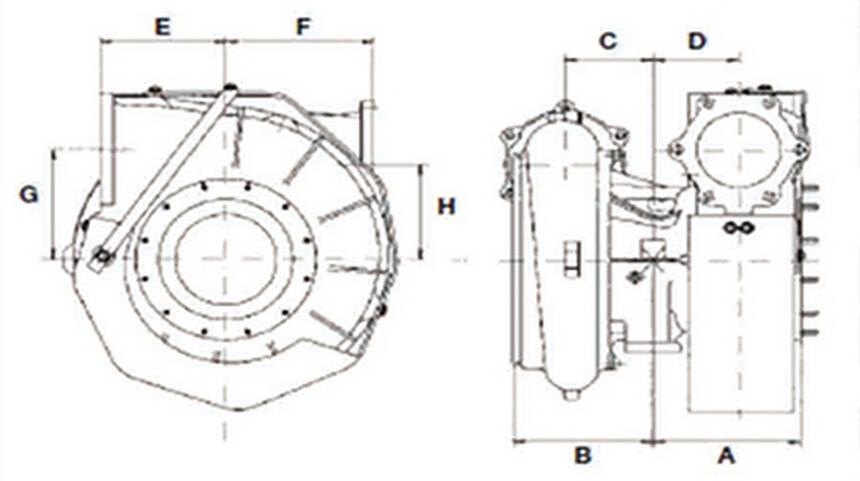 Durability ABB Turbocharger TPS52 D01 Performance Turbochargers