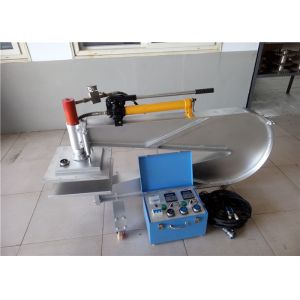 China Manual Hydraulic Press Rubber Belt Repair Machine Equipped With Wheels on sale