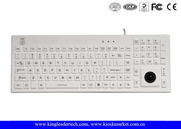 Norway Layout Silicone Waterproof Keyboard With Trackball And Customizable