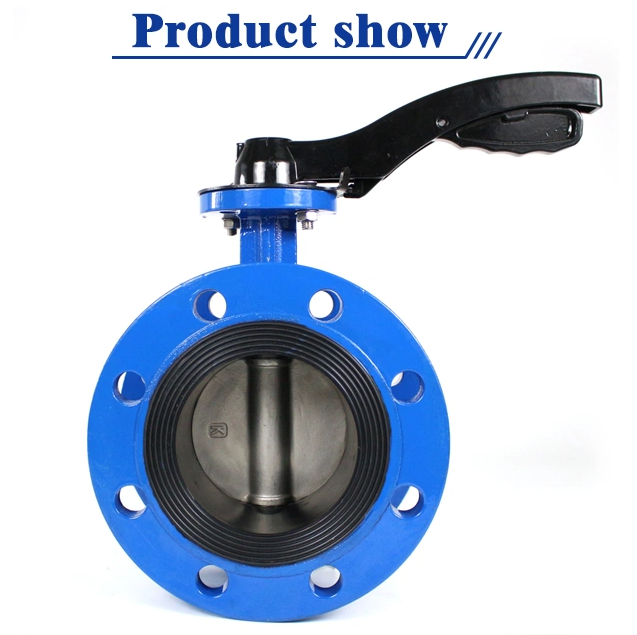 Pneumatic 10 Inch Butterfly Valve with Worm Gear and Pin Type Temperature Adjustment