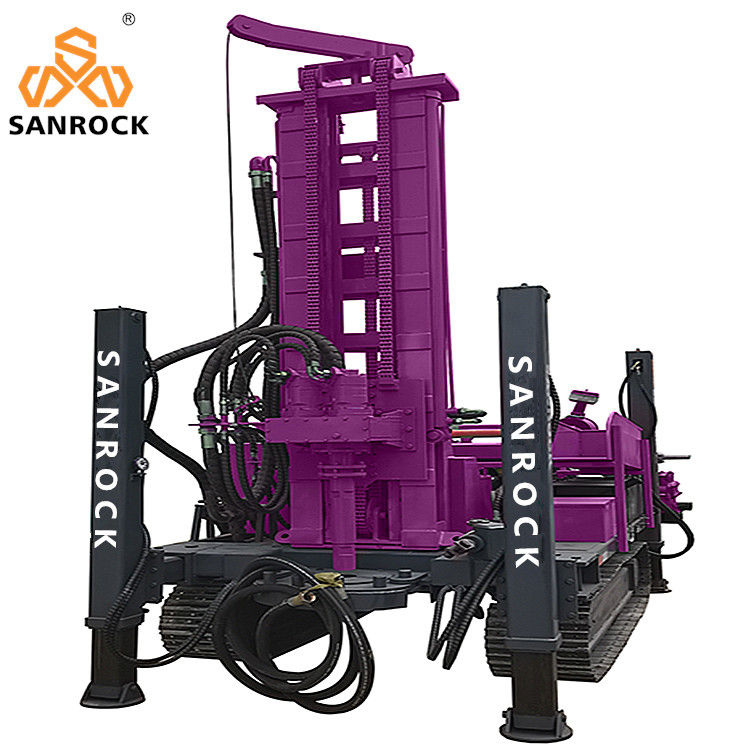 Crawler Water Well Drill Rig Hydraulic Bore Hole Portable Water Well Drilling Rig Machine