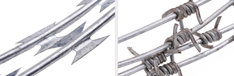 Bwg 12 X 14 Hot Dip Galvanized Barbed Wire Double Strand Military Protection