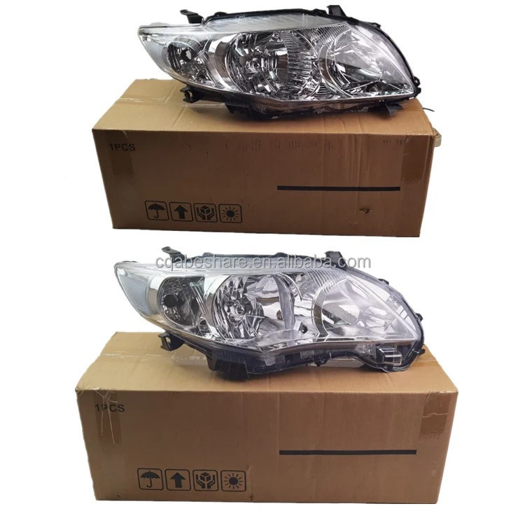 81130-02610 Tested Auto Lamp Parts for corolla 2007 2008 2009 Abs Head lamp Front Light