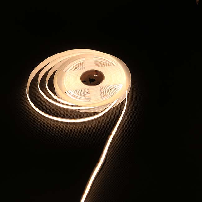 IR Remote Flexible LED COB Strip Light 8mm 10mm 12v 24v 560 LEDs/M COB RGBW LED Strip