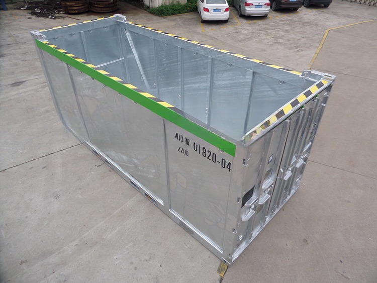 Corten-A 20ft DNV 2.7-1 Standard Open Top Hard Dry Cargo Offshore Container with BV DNV Certificate 31cbm Capacity