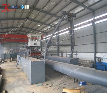 Discharge Distance 2000m Hydraulic Sand Dredger Vessel Mining