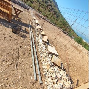 2mx1mx1m Galvanized Welded Mesh Stone Cage Gabion Box with Cutting Processing